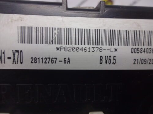 Modulo de control UCH  RENAULT MASTER P8200461378L P8200461378-L