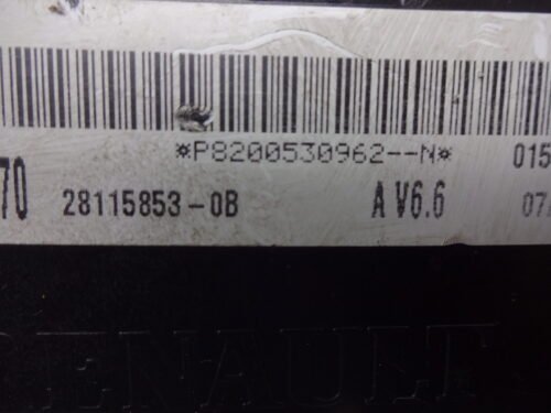 Modulo de control  UCH RENAULT MASTER P8200530962N P8200530962-N