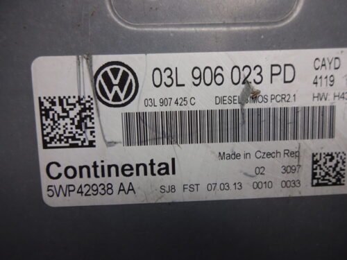 Centralita del motor VW Caddy 03L906023PD 03L 906 023 PD 5WP42938AA