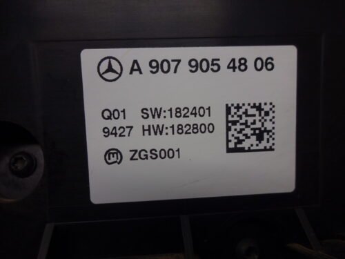 Climatizador Clima panel de control Mercedes Sprinter A9079054806 ZGS001