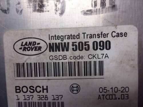 Unidad de control  Land Rover Range Rover Sport NNW505090 1137328137