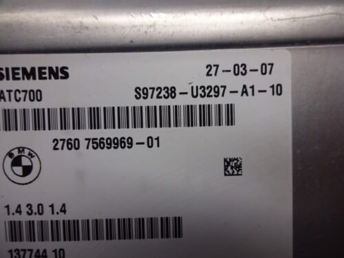 Unidad de control BMW X5 E70 2760756996901 2760 7569969-01