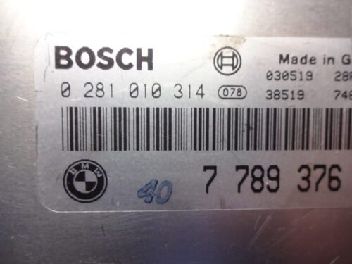 Centralita del motor BMW 0281010314 0 281 010 314 7789376 7789428