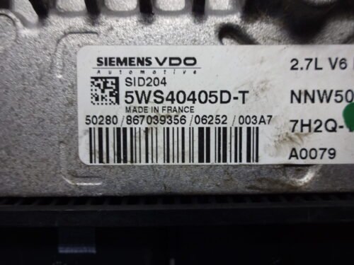 Centralita del motor Range Rover 5WS40405D-T NNW507860 5WS40405DT 7H2Q12A650AF