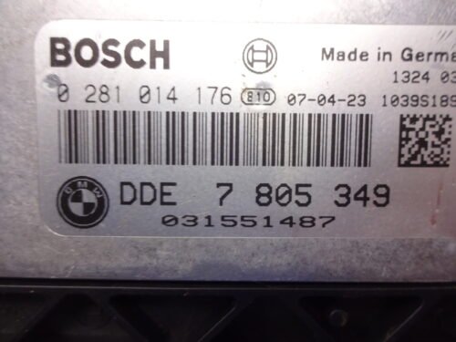 Centralita del motor BMW X3 0281014176 DDE 7805349 DDE7805349
