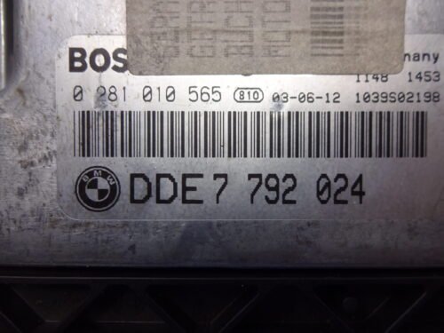 Centralita del motor BMW 320d 0281010565 DDE 7792024 DDE7792024