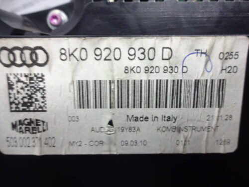 Cuadro de instrumentos AUDI A4 8K0920930D 8KO920930D