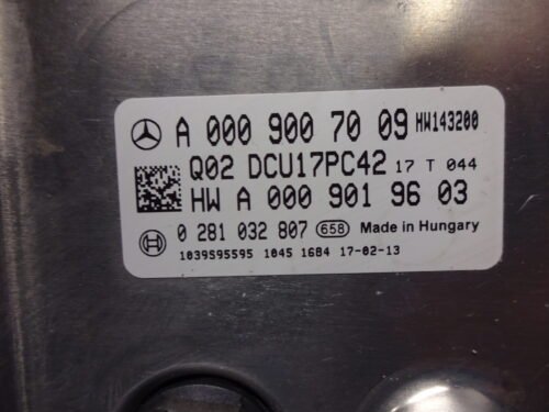Modulo de AdBlue Mercedes Benz Vito W447 A0009007009 Q02 A0009019603 0281032807