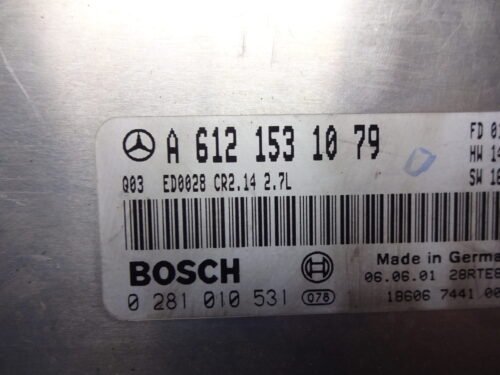Centralita del motor Mercedes Clase C W203 A6121531079 0281010531