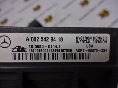 Sensor de guiñada Mercedes-Benz ML A1635426340 Q02 A0025429418 Q01 10098001141 10098004542