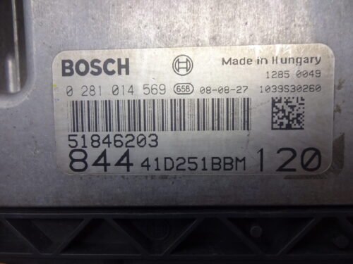 Centralita del motor LANCIA DELTA 51846203 0281014569 BOSCH
