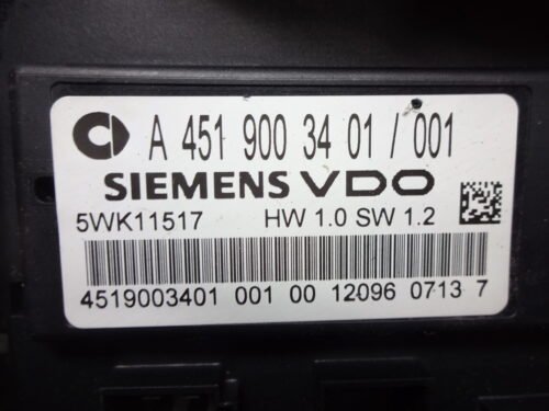 Unidad de control puerta SMART FORTWO A4519003401 5WK11517