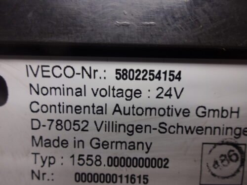 Cuadro de instrumentos IVECO STRALIS 5802254154 15580000000002