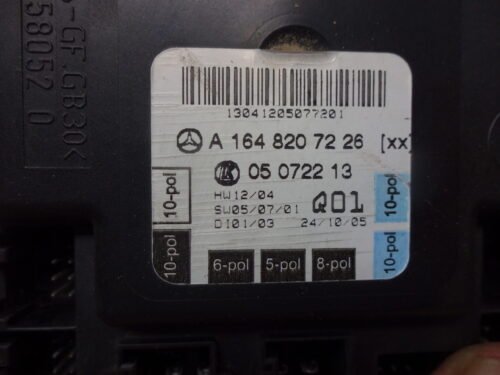 Unidad de control de la puerta Mercedes W164 ML A1648207226 05072213
