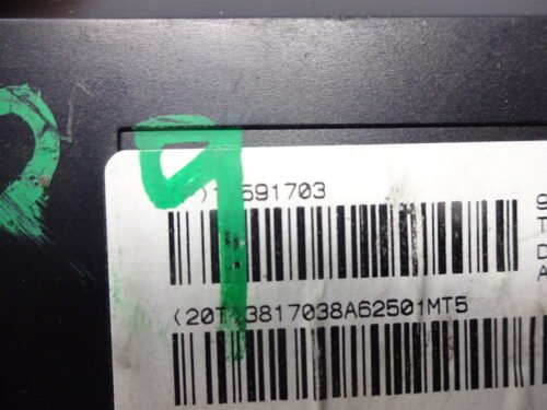 Unidad de control Control unit Opel Astra Zafira 13591703