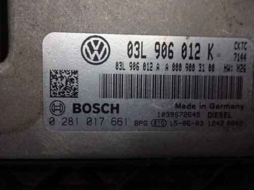 0281017661 03L906012K 03L906012A Centralita del motor VW CRAFTER 0281017661 03L906012K 03L906012A