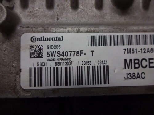 Centralita del motor Ford Focus 5WS40778F-T 5WS40778FT 7M5112A650BCE 7M51-12A650-BCE
