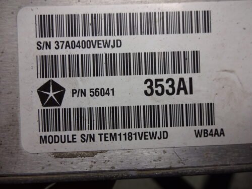 Centralita del motor Jeep Grand Cherokee 56041353AI 56041 353AI