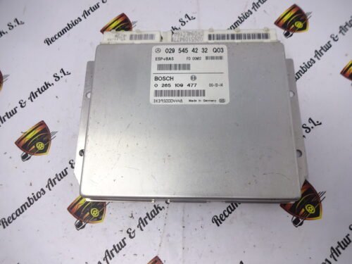 Centralita del motor Mercedes Benz A0295454232 0265109477