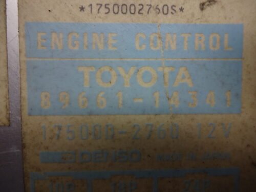 Centralita del motor TOYOTA SUPRA 89661-14341 175000-2760 8966114341 1750002760