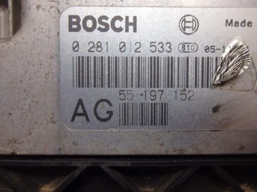 Centralita del motor OPEL Vectra 0281012533 55197152 AG 55197152AG