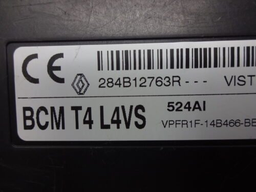 Modulo de control UCH RENAULT 284B12763R BCM T4 L4VS