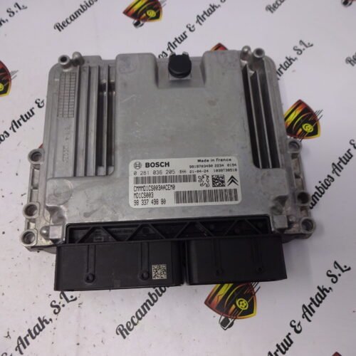 Centralita del motor Peugeot Citroen 0281036205 9833749880