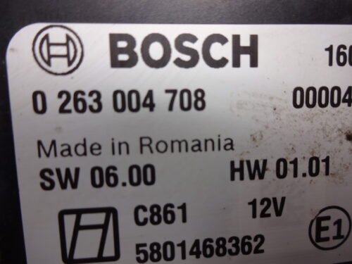 Unidad de control IVECO DAILY 0263004708 5801468362 BOSCH