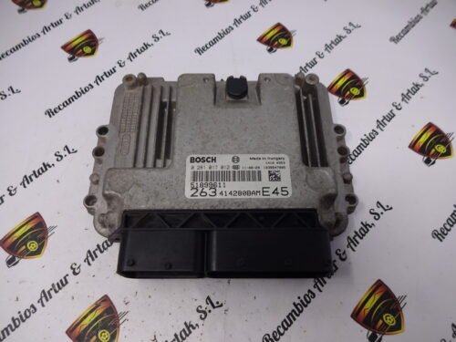 Centralita del motor FIAT DOBLO 0281017012 51899611 263