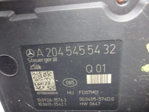 ABS Mercedes W204 A2044310712 A2045455432 10021201144 10092615763 10061335421
