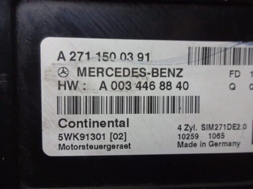 Centralita del motor Mercedes W204 C250 A2711500391 A0034468840 5WK91301