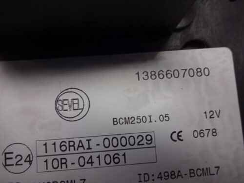 BCM Caja de fusibles Iveco Daily 1386607080