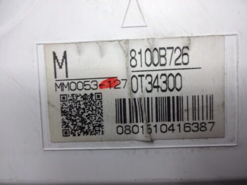 Cuadro de instrumentos Mitsubishi ASX 0T34300 0T34300 MM0053-127 8100B726