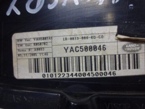 Cuadro de instrumentos Land Rover Discovery YAC500046