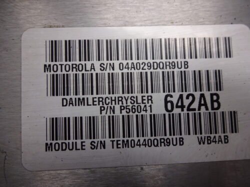 Centralita del motor Jeep Grand Cherokee P56041642AB P56041 642AB