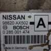 Unidad de control Nissan Micra 0285001474 98820AX502-A 98820-AX502