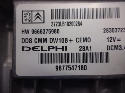 Centralita del motor PEUGEOT CITROEN 9677547180 9666375980