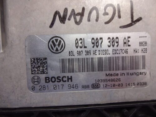 Centralita del motor VW Passat TIGUAN 0281017946 03L907309AE