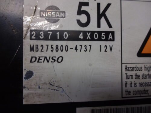 Centralita del motor NISSAN PATHFINDER 237104X05A 23710 4X05A MB275800-4737