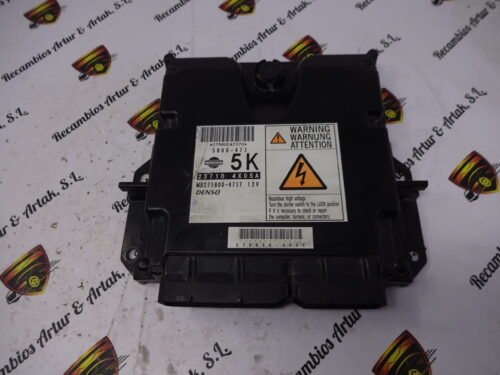 Centralita del motor NISSAN PATHFINDER 237104X05A 23710 4X05A MB275800-4737