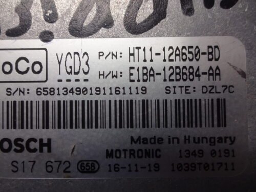 Centralita del motor FORD TOURNEO 0261S17672 HT1112A650BD HT11-12A650-BD E1BA12B684AA