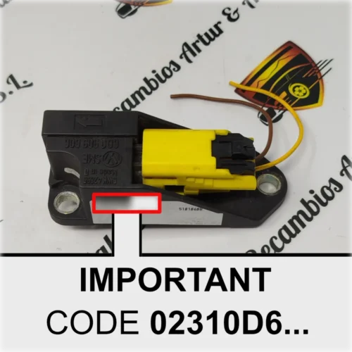 Sensor VW SEAT Passat 6Q0909606 600909606 6O0909606 5WK42895 - CODE 02310D6