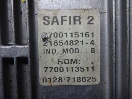 Centralita del motor RENAULT Clio 7700115161 21654821-4 7700113511