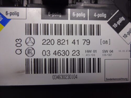 Ajuste de los asientos Mercedes-Benz W220 S320 2208214179 03463023