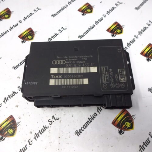 Controlador Confort Audi A2 8Z 8Z0959433AE 8ZO959433AE TEMIC 00002662B2