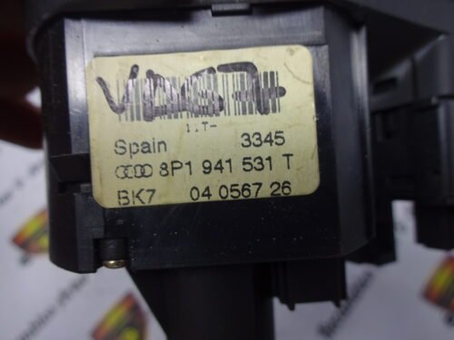 Conmutador de luces Audi A3 8P 8P1941531T 8P1 941 531 T 04056726