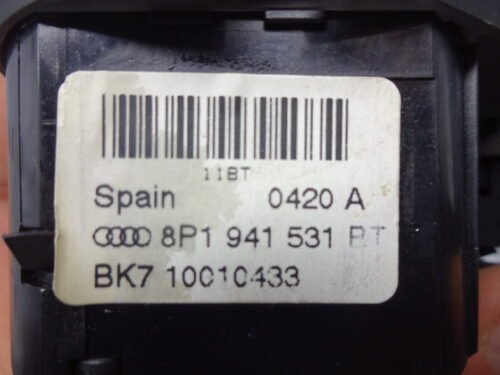 8P 8P1941531BT 8P1 941 531 BT Conmutador de luces Audi A3 8P 8P1941531BT 8P1 941 531 BT