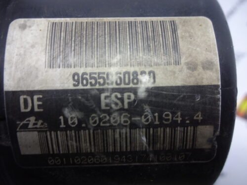 ABS Peugeot 206 9655960880 10020601944 10096011513 00401865D0