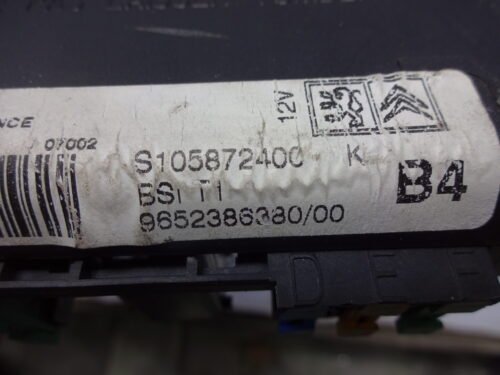 BSI Caja de fusibles Citroën Peugeot S105872400K 9652386380 9652386380/00