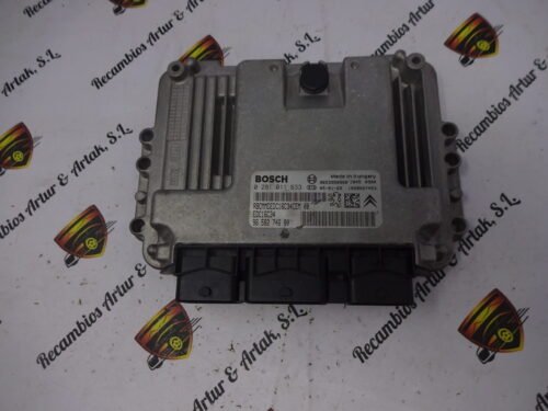 Centralita del motor  Peugeot CITROEN 0281011633 9658274680 EDC16C34